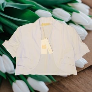 Bella Poque Cropped Shrug Top